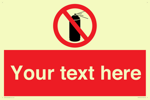 Custom prohibition no aerosol